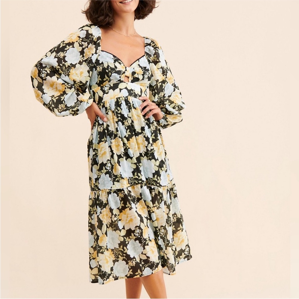 We Are Kindred Isabella Floral Midi Dress
